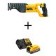 DEWALT 20V MAX Lithium-Ion Cordless Reciprocating Saw with POWERSTACK 1.7 Ah Battery Pack and Charger
