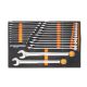 GEARWRENCH 12-Point Long Pattern Combination Metric Wrench Set with EVA Foam Storage Tray (24-Piece)