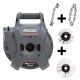 RIDGID K9-12 FlexShaft Wall-to-Wall Drain Cleaner, 1/4 in. x 30 ft. + 2 Smooth Replacement Chain Knockers + 2 Nylon Brushes