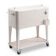 Karl home 80 qt. Food & Beverage Hard-Side Patio Cooler Milky White