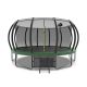 TIRAMISUBEST T-Adventurer 16 ft. Trampoline for Kids with Safety Enclosure Net, Basketball Hoop and Ladder, Easy Assembly