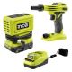 RYOBI ONE+ 18V High Pressure Inflator Kit with 2.0 Ah Battery, Charger, and Cordless High Volume Inflator