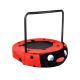 TIRAMISUBEST T-Adventurer Children's Trampoline Happy Expression Ladybug Black and Red Foldable Iron Tube