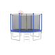 maocao hoom 12 ft. Large Trampoline with Basketball Hoop and Ball and Safety Enclosure