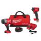 Milwaukee M18 FUEL 18V Lithium-Ion Brushless Cordless 1/2 in. & 3/8 in. Impact Wrench w/Friction Ring Kit w/5.0 Ah Battery