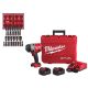 Milwaukee M18 FUEL 18V Lithium-Ion Brushless Cordless 1/2 in. High-Torque Impact Wrench Combo Kit w/PACKOUT Impact Socket Set