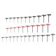 TEKTON Ball End Hex and Star T-Handle Key Set, 34-Piece (5/64-3/8 in., 2-10 mm, T6-T50)