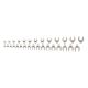 TEKTON 5/16-1 in., 8-24 mm 3/8 in. Drive Crowfoot Wrench Set (30-Piece)