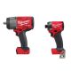 Milwaukee M18 FUEL 18-Volt Lithium-Ion Brushless Cordless 1/2 in. Impact Wrench with Friction Ring & 1/4 in. Hex Impact Driver