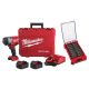 Milwaukee M18 FUEL 18V Lithium-Ion Brushless Cordless High-Torque 1/2 in. Impact Wrench w/Friction Ring Kit and Impact Socket Set