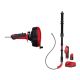 Milwaukee Trap Snake Auger Drain Cleaning Kit and M12 Trap Snake 12V Lithium-Ion Cordless 6 ft. Toilet Auger