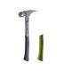 Stiletto 14 oz. TiBone Milled Face with Curved Handle with Green Replacement Grip (2-Piece)