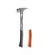 Stiletto 15 oz. TiBone Smooth Face with Curved Handle with Orange Replacement Grip (2-Piece)