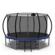 Sudzendf 14 ft. Trampoline for Kids with Safety Enclosure Net Basketball Hoop and Ladder Easy Assembly