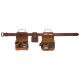 Weaver Tool Gear Trimmer Pro Brown Leather Waist Tool Belt