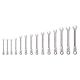 TEKTON 14-Piece (6-19 mm) Flex Head 12-Point Ratcheting Combination Wrench Set