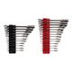 TEKTON 25-Piece (1/4-3/4 in., 6-19 mm) Flex Head 12-Point Ratcheting Combination Wrench Set with Modular Slotted Organizer