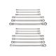 TEKTON Long Flex Head 12-Point Ratcheting Box End Wrench Set with 13-Piece (1/4-13 in./16 in., 6-19 mm)