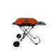 GRILLFEST 348 Sq. in. Portable Propane Grill Folding Orange Camp Grill with 15000 BTU