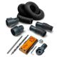 POWERTEC Twin Pocket Hole Jig set with 10 Ft. Dust Collection Hose Kit for Woodworking Power Tools Home and Wet/Dry Shop Vacuums