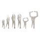 TEKTON 6-Piece C-Clamp and Locking Pliers Set
