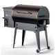 KingChii 456 sq. in. Wood Pellet Grill and Smoker with Foldable Legs in Bronze