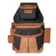 FIRM GRIP Build-A-Rig Hybrid Leather/Nylon Carpenter Fastener Pouch