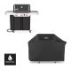 Weber Genesis E-330 3-Burner Natural Gas Grill in Black with Grill Cover