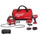 Milwaukee M18 FUEL 18V Lithium-Ion Brushless Cordless High Torque 1/2 in. Impact Wrench & Grease Gun Combo Kit W/Protective Boot