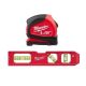 Milwaukee 8 m/26 ft. Compact Tape Measure with 7 in. Billet Torpedo Level