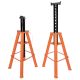 BLACK BULL 10-Ton High Height Pin Type Jack Stand Set, Adjustable Height (2-Pack)