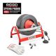 RIDGID K-3800 Drain Cleaning Autofeed Drum Machine with C-32-3/8 in. x 75 ft. Cable Plus Tool Set and Gloves 4-Piece