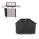 Weber Genesis S-335 3-Burner Liquid Propane Gas Grill in Stainless Steel with Grill Cover