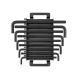 TEKTON Flat End Hex L- Key Set with Rack, 9-Piece (11-19 mm)