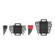 TEKTON Ball End and Flat End Hex L- Key Set with Holder and Rack, 43-Piece (0.050-3/4 in. 1.3-19 mm)