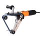 VEVOR Pipe Tube Polisher Grinder 1100-Watt Corded BeltSander 6-Speed 1100 to 3200 RPM 100-Piece Belts for Burnishing Finishing
