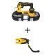 DEWALT ATOMIC 20V MAX Cordless Brushless Compact 1-3/4 in. Bandsaw (Tool Only) and IMPACT CONNECT Copper Pipe Cutter Attachment