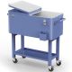 Karl home Detachable 80 qt. Food and Beverage Hard-Side Patio Cooler Haze Blue