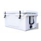 Lycvki 65 qt. White Outdoor Portable Camping Cooler with Wheels, Ice Chest with 54 Can Capacity, Keeps Ice for up to 5 Days