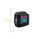 Bosch 65 ft. Dual Power Battery Green Beam Self-Leveling Cross-Line Laser Level and Compact Tripod with Extendable Height