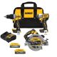DEWALT 20V Lithium-Ion Cordless 3-Tool Combo Kit with FLEXVOLT 9 Ah and 20V 6 Ah Batteries and Charger