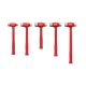 TEKTON Flat Steel Face Dead Blow Hammer Set, 5-Piece (26,36,43,47,50 oz.)