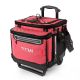 Angel Sar 40 qt. Collapsible Beverage Jug Cooler with Wheels and All-Terrain Cart, Red