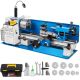 VEVOR Metal Lathe 7 in. x 14in. Precision Bench Top Mini Metal Lathe 550Watt Precision Metal Lathe Variable Speed 50-2500 RPM