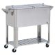Sunjoy 80 QT. Outdoor Stainless Steel Cooler