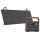 Jackery 1500-Watt Output/3000-Watt Peak Push Button Start Solar Generator 1000V2 with 1-Solar Panel 100-Watt Mini for Outdoors