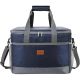 ITOPFOX 34 qt. Soft Cooler Bag with Hard Liner Insulated Picnic Lunch Bag for Camping Family Outdoor Activities in Blue