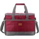 ITOPFOX 34 Qt. Soft Cooler Bag with Hard Liner Insulated Picnic Lunch Bag for Camping, Family Outdoor Activities in Red