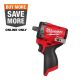Milwaukee M12 FUEL 12V Lithium-Ion Brushless Cordless Stubby 1/2 in. Impact Wrench (Tool-Only)