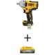 DEWALT 20V MAX XR Lithium-Ion Cordless 1/2 in. Impact Wrench with POWERSTACK 20V 5.0Ah Battery Pack